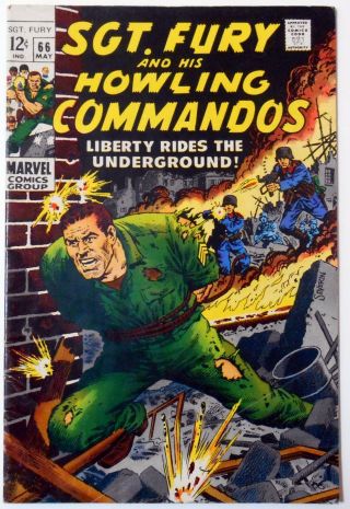 Sgt.  Fury And His Howling Commandos 66 Marvel 1969
