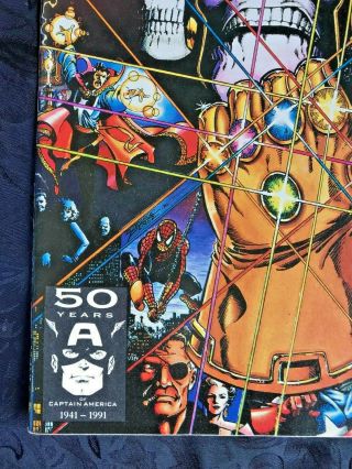 Sharp VF 1992 Marvel Infinity Gauntlet Comic Book Set 1 2 3 4 5 6 Thanos Perez 4
