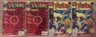 Venom: Nights Of Vengeance 1 2 3 4 (two Copies)