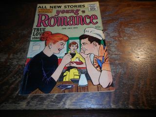 Young Romance Volume 12 4 June July 1959 Comic Book