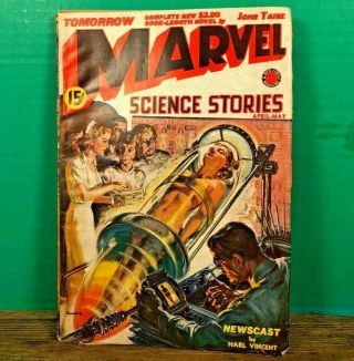 Marvel Science Stories,  April - May 1939 - Very
