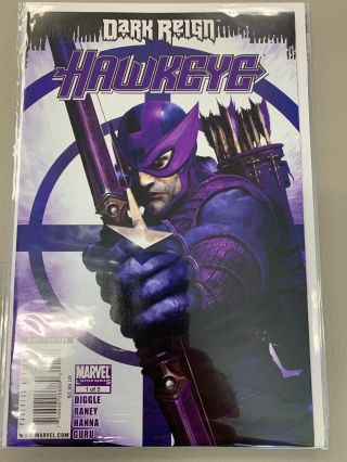 Marvel Comics Dark Reign: Hawkeye 1 - 5 Complete 2009