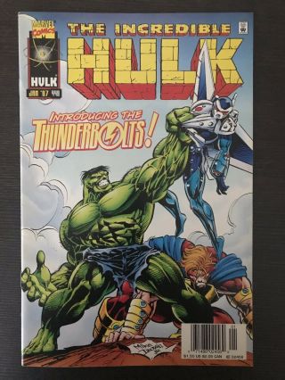 Incredible Hulk 449 First Printing Marvel Comic Book 1st Thunderbolts Appearance
