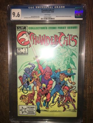 Thundercats (1985 1st Series Marvel) 1 Cgc 9.  6 - White Pages