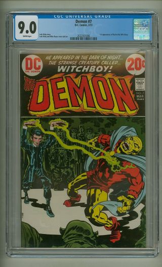 Demon 7 (cgc 9.  0) White Pages; 1st App.  Klarion The Witch Boy; Kirby (c 23975)