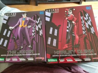 Kotobukiya Artfx,  Joker And Harley Quinn Batman The Animated Series Figures