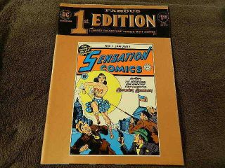 1974 Dc Comics Famous 1st Editions C - 30 Sensation Comics 1 Wonder - Woman Fn/vf