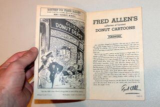 Fred Allen’s Donut Cartoons nn Not in Guide Bob Kane Giveaway Comic 1946 VG - FN 3