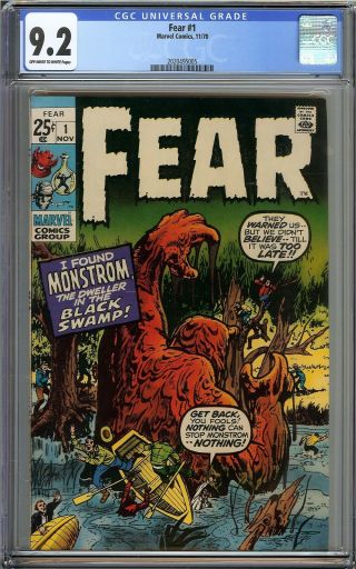 Fear 1 Cgc 9.  2 Tales To Astonish 11 Reprint Marie Severin Cover Marvel Comics