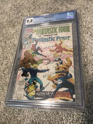 Fantastic Four 374 Cgc 9.  8 Marvel 1993 Wolverine Ghost Rider Spider - Man Hulk