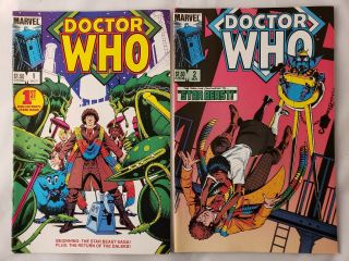 Doctor Who 1 - 23 (marvel 1984) Complete Set Nm 9.  2