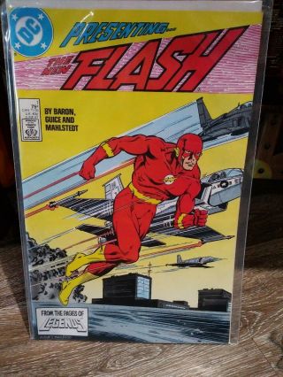 Flash 1 (dc Comics 1987) Teen Titans & Vandal Savage Appearance (vf)