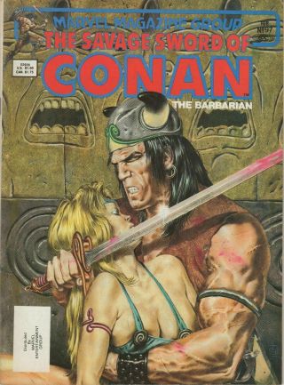 The Savage Sword Of Conan The Barbarian - Marvel - Feb.  1984 - No.  97