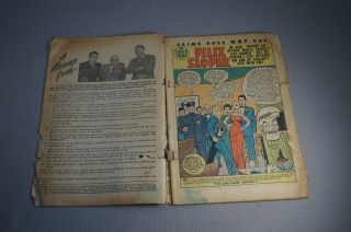 MAY 1948 CRIME DOES NOT PAY NO.  63 COMIC BOOK - GLEASON PUBLICATIONS 2