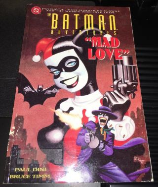The Batman Adventures Mad Love 1994 3rd Print Dc Comics Harley Quinn Bruce Timm