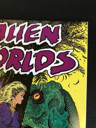 ALIEN WORLDS TPB (1988) NM,  Eclipse Comics T - Rex On Cover 3