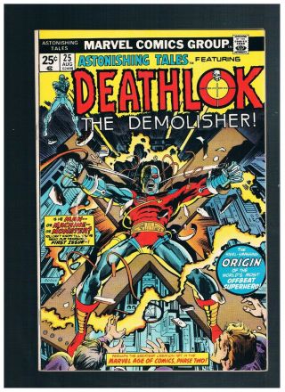 Marvel Astonishing Tales 25 1st Deathlok The Demolisher,  / 0rigin,  Fine/fine,