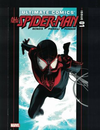 All Spider - Man 2011 Marvel Ultimate Comic Book 1 Miles Morales Mn