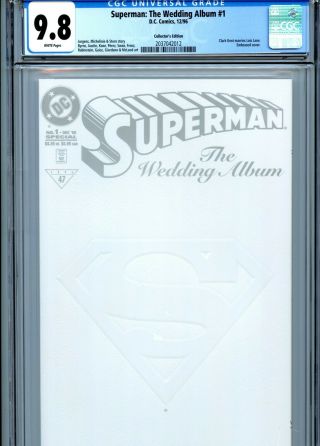 Superman The Wedding Album 1 Cgc 9.  8 Collector 