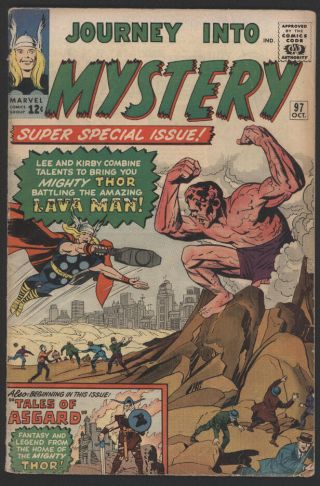 Journey Into Mystery 97,  1963,  Marvel Comics - Vg