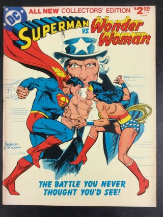 Dc Collectors Edition C - 54,  Vf (8.  0),  1977 Dc Comics,  Superman Vs Wonder Woman