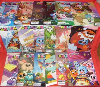World Gumball 1 - 8 Special Boom Variant Comic Set Complete Hesse 2014 Nm