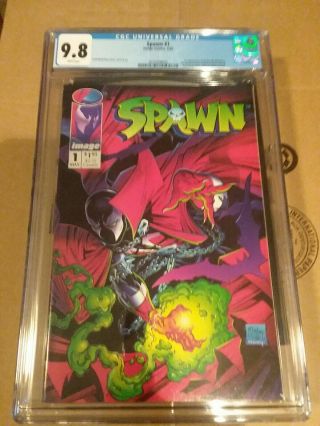 Spawn 1 Cgc 9.  8 Nm/mt 1st Appearance Of Spawn White Pages