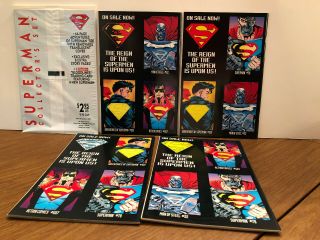 Adventures of Superman 500 & Reign of the Supermen 5 Books 1993 NM/MT 9.  8 2