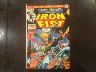 Marvel Premiere 15 1st Iron Fist