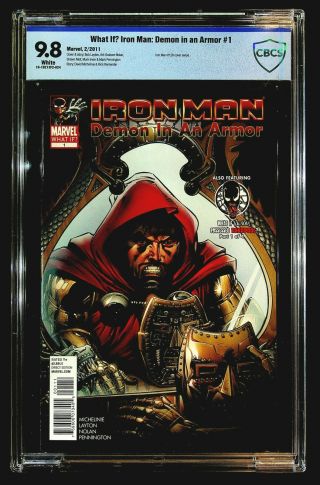What If? Iron Man: Demon In An Armor 1 Cbcs 9.  8 Layton,  128 Cover Swipe