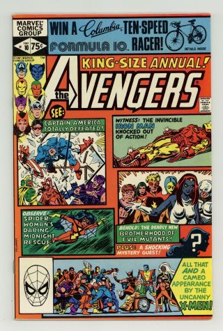 Avengers (1st Series) Annual 10 1981 Vg 4.  0