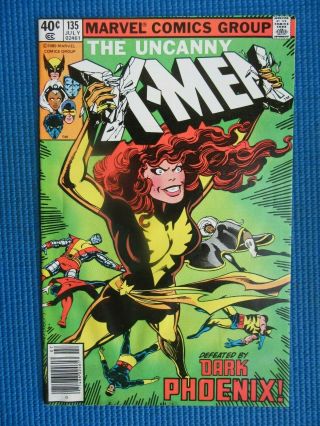 Uncanny X - Men 135 - (vg, ) - Defeated By Dark Phoenix,  Wolverine,  Cyclops,  Storm