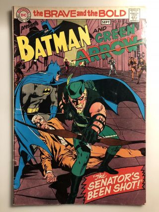 The Brave And The Bold 85 - 3.  5 Vg - - Neal Adams Art,  1st Green Arrow 1969