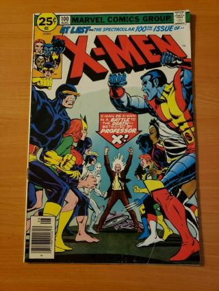 Uncanny X - Men 100 Very Fine - Near Nm 1976 Marvel Comics