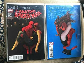 Spider - Man 640 & 641 One Moment In Time Vf/nm