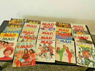 57 Vintage Mad Magazines 1970 