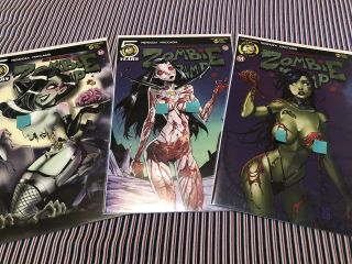 Zombie Tramp 47 & 48 3 - Nude Variants Rare Turner Cover