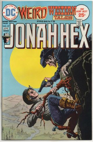 Weird Western Tales No.  27 Mar - Apr 1975 8.  0 Vf Dc Jonah Hex