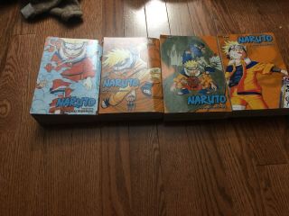 Naruto Manga Volumes 1 - 3,  4 - 6,  7 - 9,  10 - 12.  Volumes 1 - 12