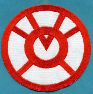5 " Orange Lantern Corps Classic Style Embroidered Patch