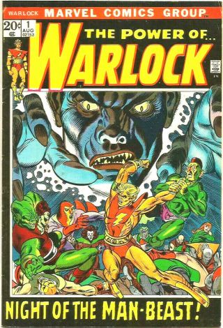 The Power Of Warlock 1 Guardians Of The Galaxy 1972 Man - Beast Fine Range