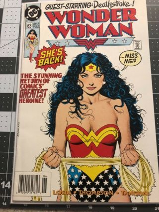 Wonder Woman (vol.  2) 63 Brian Bolland Covers Begin,  Dc Comics 1992