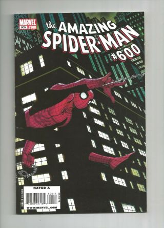 The Spider - Man 600 Romita Jr.  Cover,  9.  2 Nm -,  2009 Marvel