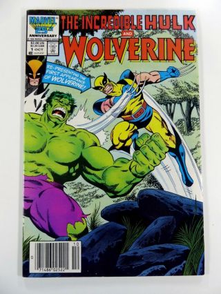 Marvel Incredible Hulk And Wolverine Reprints 181 Newsstand Upc Ships