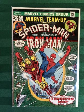 Marvel Comics Team - Up " Spider Man & Iron Man " 9 May 1973 Nm