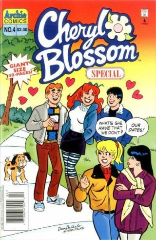 Cheryl Blossom Special 4 Newsstand Dan Decarlo Parent Archie Betty Veronica Nm