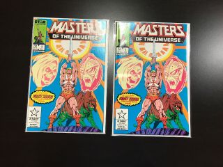 Masters Of The Universe 1 Marvel Star Comics 1986 (2 Books)