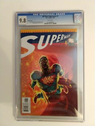 All - Star Superman 1 Cgc 9.  8 White Pages 1:20 Variant Cover