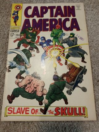 Captain America 104 (aug 1968,  Marvel)