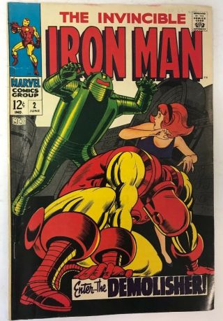 The Invincible Iron Man 2 Marvel Comics 1968 Vg/fn